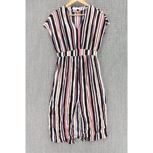 Asobio Dress Womens Small S Multicolor Striped Casual Sleeveless Lightweight